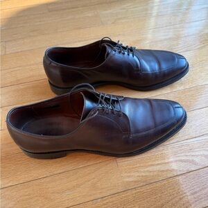 Allen Edmonds Delray 11D Brown Leather Men’s Dress Shoe with Combo Sole